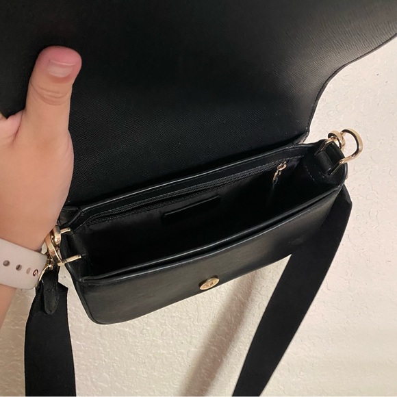 Kate Spade New York black saddle purse - Picture 5 of 6
